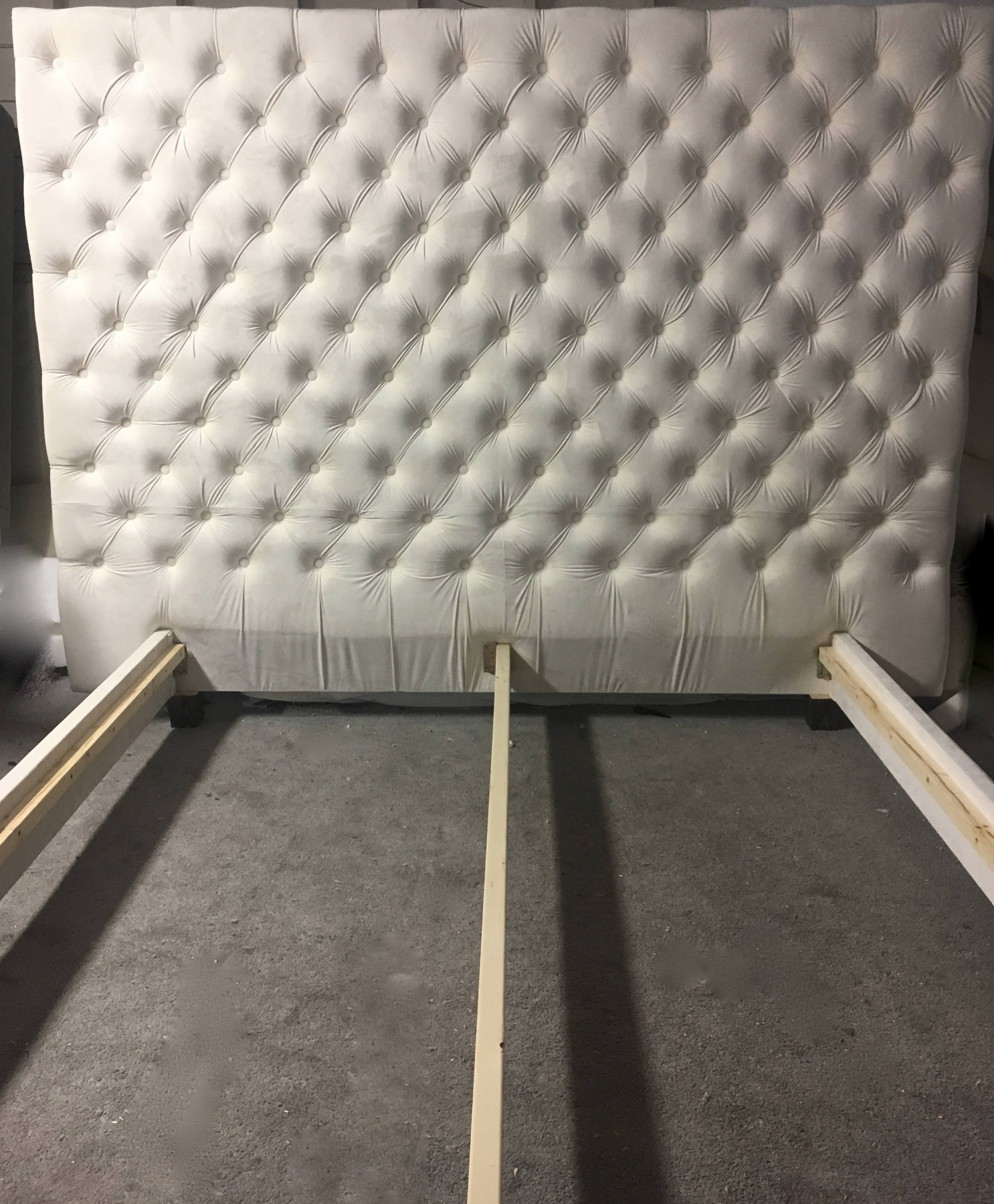 Extra Wide Headboard and Upholstered Bed Frame Set King size Etsy