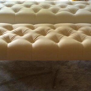 Tufted Benches- Customize Fabric, Color and Size