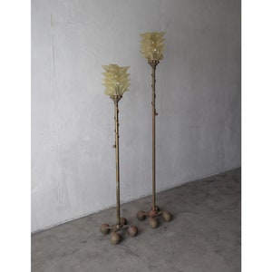 Pair of Art Deco Styled Floor Lamps by Carlos De Anda image 1