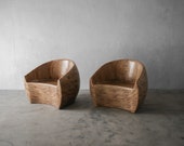 Pair of Barrel Chairs by Clayton Tugunon for Snug