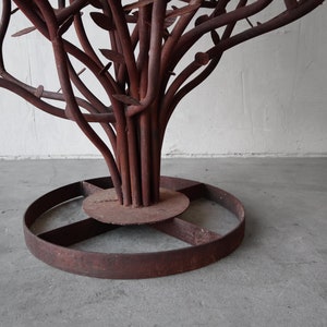 Artisan Made 8ft Iron Candelabra Tree Sculpture image 5