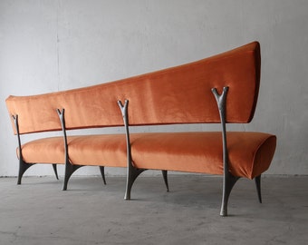 10 Foot Twig Bench by Jordan Mozer Associates