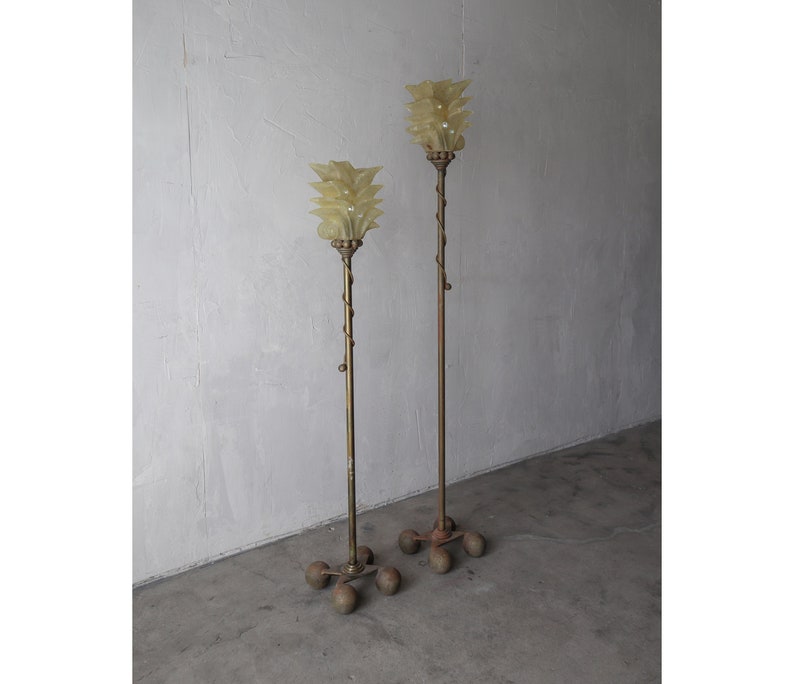 Pair of Art Deco Styled Floor Lamps by Carlos De Anda image 1