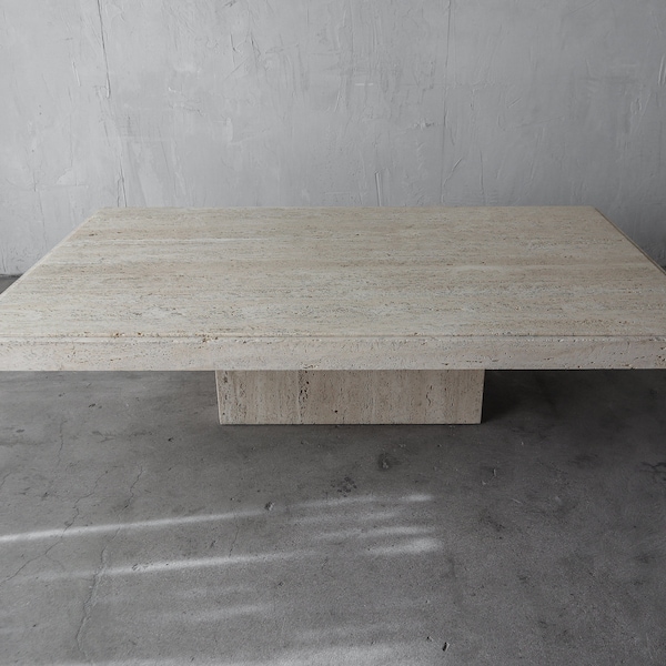 Travertine Coffee Table - Etsy