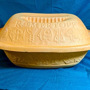 Römertopf Clay Baker Vintage Bay Keramilk W Germany #111