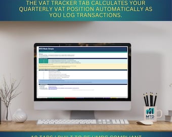 MTD Made Simple | VAT-Registered Sole Trader Spreadsheet | MTD for Income Tax | Excel & Google Sheets 2026/27