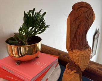 Handmade Pelican Carving