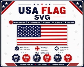American flag SVG, USA flag PNG, patriotic decal, 4th July Cricut file