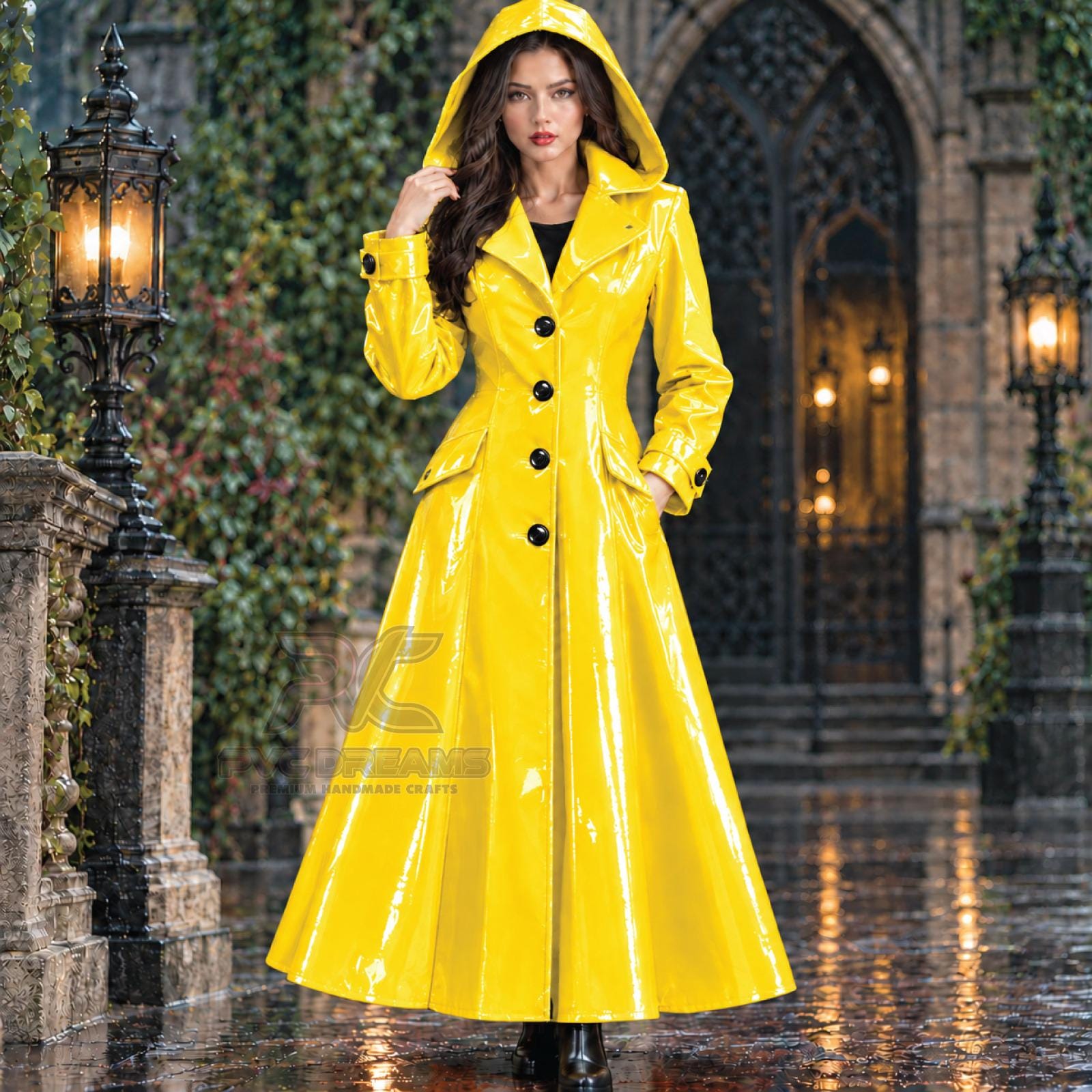 Yellow Trench Coat - Etsy
