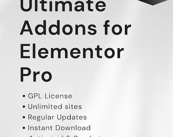 Najlepsze dodatki do Elementora | Najnowsza wersja | Zaawansowane widżety i elementy projektowe | Natychmiastowe pobranie