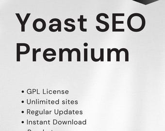 Yoast SEO Plugin | WordPress Optimization Tool (Digital Download)