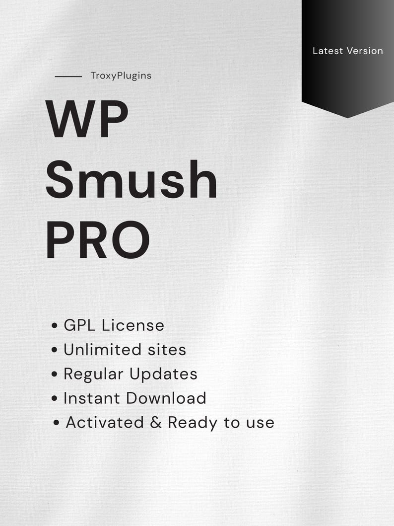 AP Smush Pro für WordPress | Neueste Version | Bild-Optimierungs-Plug-in | GPL | Sofort Download Bild 1