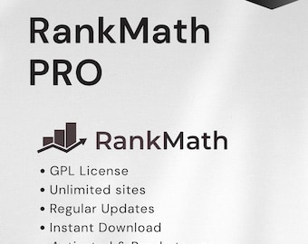 Rank Math SEO Pro (biznes) | Najnowsza wersja | – Natychmiastowe pobranie – Na licencji GPL