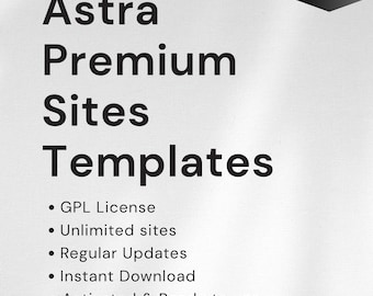 Astra Sites Templates | WordPress Starter Kits (Instant Download)