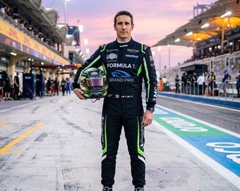 Duqueine Engeneering Racing Suit Replica - Formel 1 Style Overall - Professionelle Motorsportbekleidung