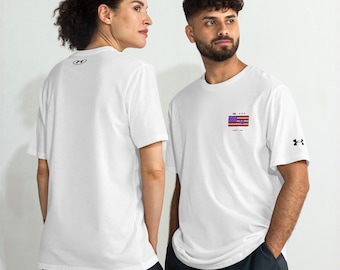 USA Under Armour Athletic t-shirt Fotboll Anpassad Nummer Unisex