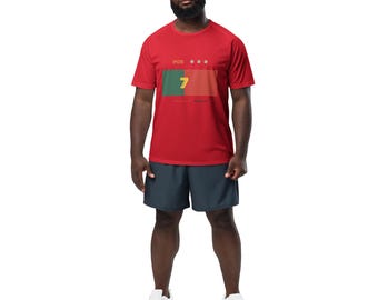 Portugal fotbolls-T-shirt, personlig fotbollströja med nummer, unisex sporttröja inspirerad design