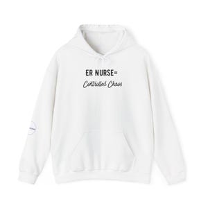ER Nurse Controlled Chaos Hoodie | Nurse Humor Medical Hoodie