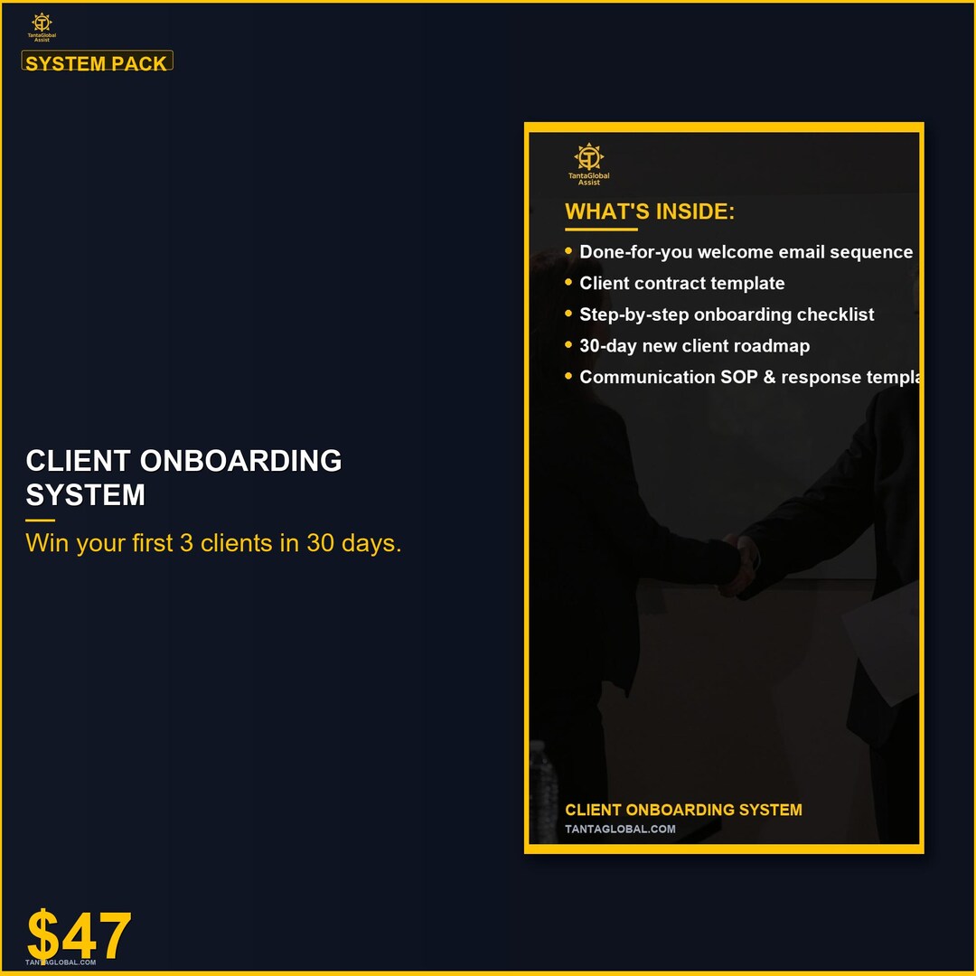 Client Onboarding System for Virtual Assistants — Contracts, Welcome ...
