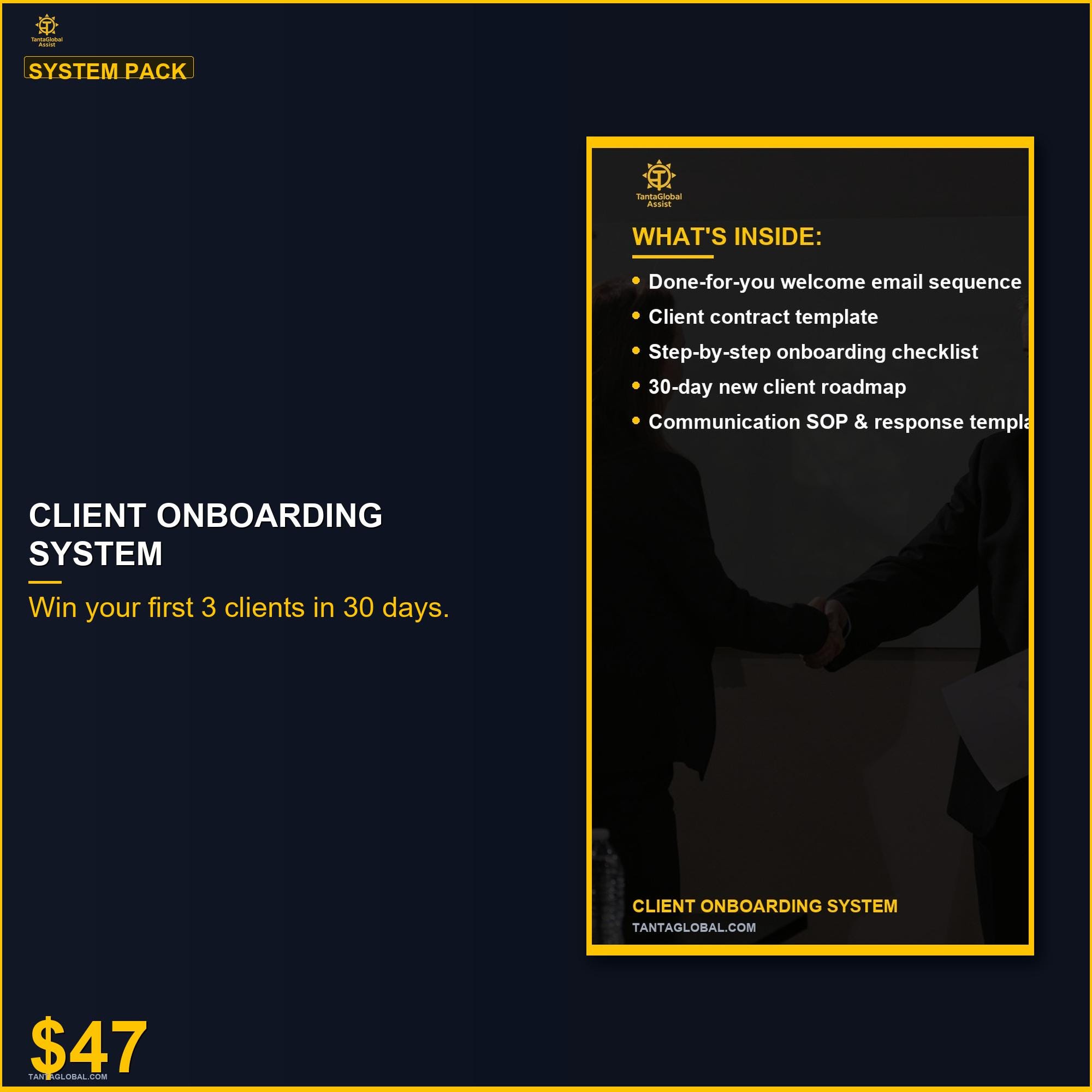 Client Onboarding System for Virtual Assistants — Contracts, Welcome ...