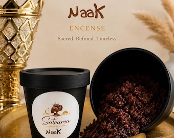 Naak Bakhoor – Incienso suelto hecho a mano Thiouraye senegalés / Oud y sándalo / 110g