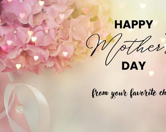 Tarjeta divertida para mamá de parte de tu hijo favorito