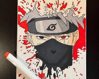 Toile Kakashi faite à la main