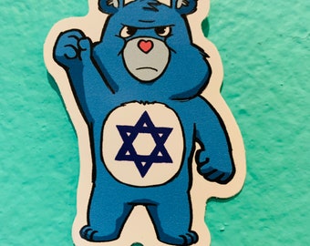 Jewish bear sticker