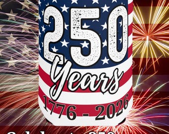 Amerika 250 Jahre 1776-2026 Dosen-Kühlerhülle