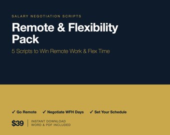 Script de négociation télétravail 2026, modèle de demande de travail à distance, demande d'horaire flexible, PDF