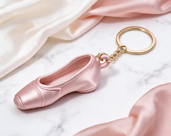 Llavero con forma de zapatilla de punta de ballet (archivo STL) / Colgante para bolso Balletcore (impresión 3D) - Regalo para bailarinas