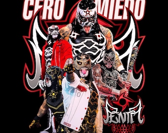 Penta Png , Cero Miedo, Printable digital T-shirt design, Ready to Print 300dpi, 4500x5100 pixel