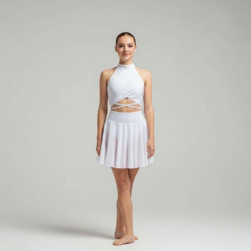 White Flowy Lyrical Dress - Etsy