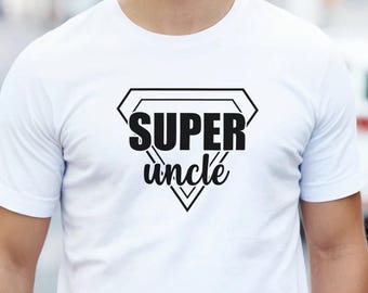 Superfarbror T-shirt | Rolig farbrorskjorta | Cool farbrorpresent | Superhjältefarbror-t-shirt | Födelsedagspresent till honom | Familjehumortopp | Farbrorpresent