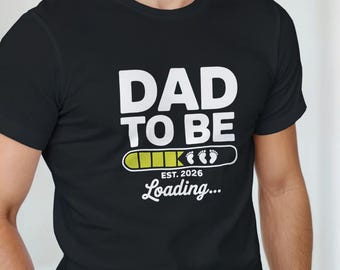 Blivande pappa-t-shirt | Ny pappa-present | Blivande pappa-tröja | Graviditetsmeddelande-t-shirt | Förstagångspappa | Topp med avslöjande av bebisen | Fars dag-present