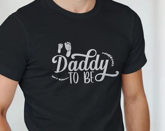 Blivande pappa-t-shirt | Present till ny pappa | Blivande pappa-tröja | Graviditetsmeddelande-t-shirt | Förstagångspappa | Topp med avslöjande av bebisen | Fars dag-present