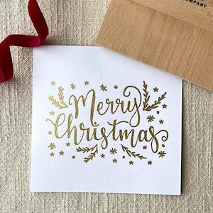 10 cm großer Weihnachtsstempel für selbstgemachte Karten, Geschenkverpackungen und Feiertagsbasteln