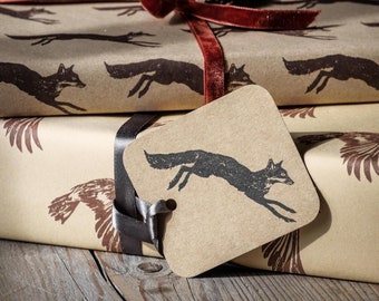 Jackie Morris Fox Wildlife Rubber Stamp for Creative Crafting, Card Making, and Gift Wrapping