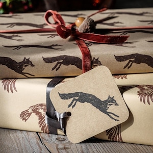 Jackie Morris Fox Wildlife-stempel voor creatief knutselen, kaarten maken en cadeaus inpakken