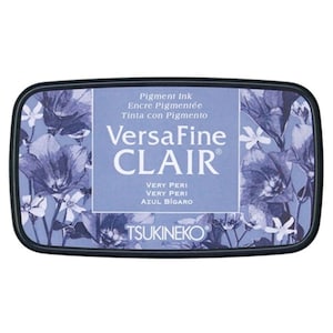 VersaFine Clair Very Peri Blue-stempelkussen voor fijne details: sneldrogende, hoogwaardige eco-inkt