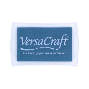 Hemelsblauw VersaCraft-stempelkussen om op stof, papier, hout en kaarten te stempelen - Veelzijdig knutselgereedschap