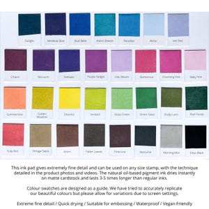 VersaFine Clair Ink Pad: Fast-Drying, Archival Quality, 19 Colors for Fine Detail Stamping image 2
