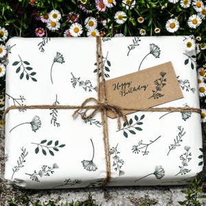 Set di timbri in gomma botanica per carta da regalo, biglietti e creazioni ispirate al giardino / Kit fogliame floreale