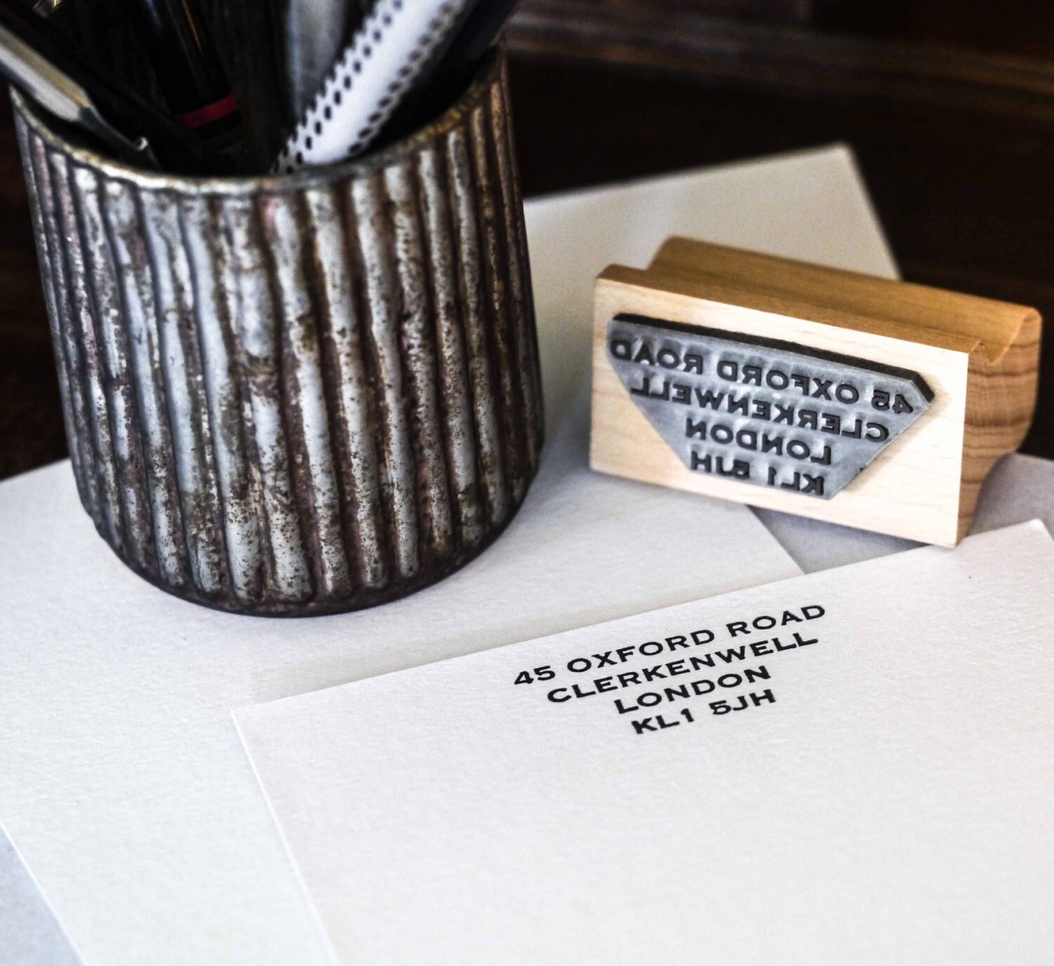 Personalised Address Rubber Stamp Custom Address Stamp Etsy UK