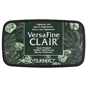 VersaFine Clair Rain Forest Green Stempelkissen: Schnelltrocknend, umweltfreundlich, feinste Detailstempel