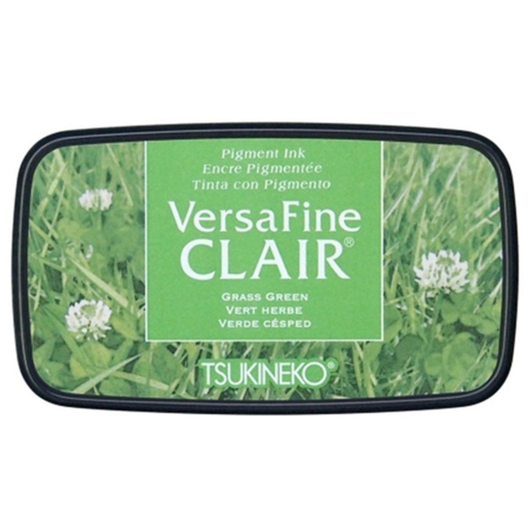 Versafine Clair Grass Green Ink Pad: Fast-drying, Eco-friendly