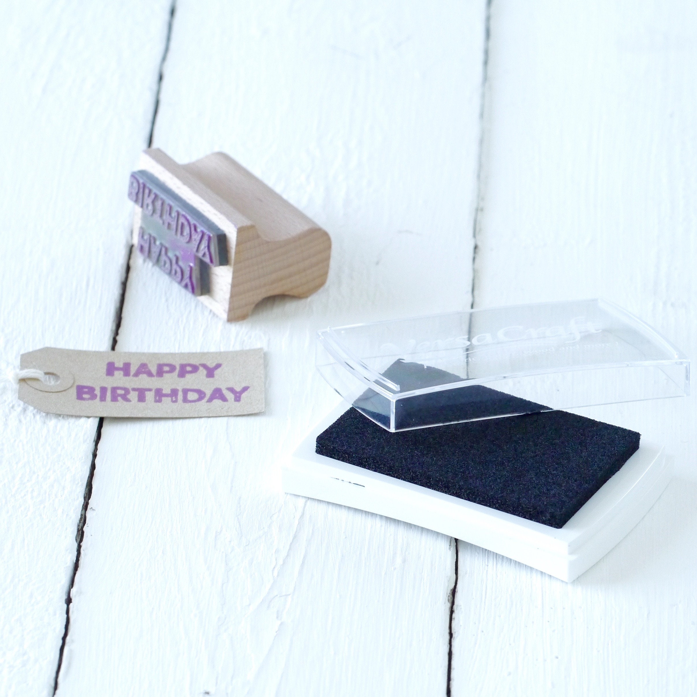 Black Versacraft Ink Pad Suitable for Fabric Stamping Wood Etsy