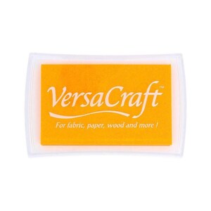 May include: A bright orange ink pad with the text "VersaCraft&trade;" and "For fabric, paper, wood and more!" in white.