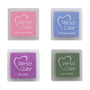 Pastel Mini Eco Eco Stempelkissen Set von Tsukineko für Stempel, Basteln, Stempeln und Stempeln