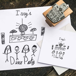 Sello de goma con imagen personalizada para bodas, negocios, logotipos, dibujos y regalos.